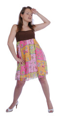 Model Frau Mädchen Fräulein Mode Modenschau müde