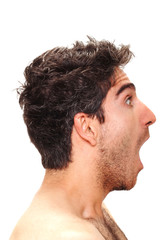 Obraz premium Surprised man