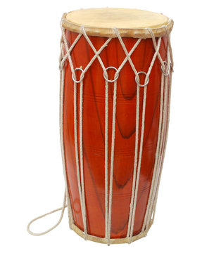 djembe drum isolated on white