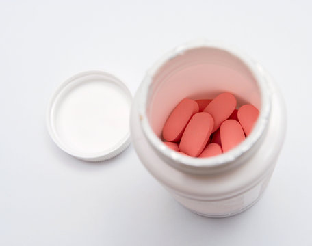 gallipot with the pills
