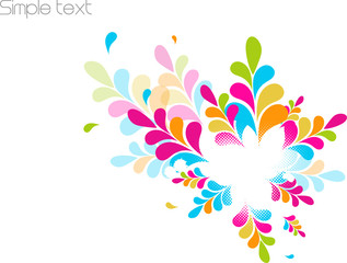 Colorful abstract illustration. Vector