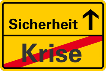 Fototapeta premium Krise