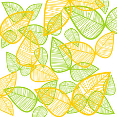 vector leafs background