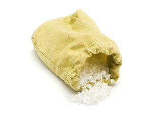 salt in canvas bag