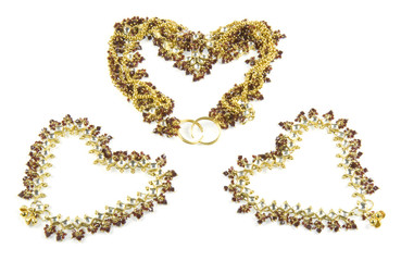 Jewelry Patterned in Heart Shapes