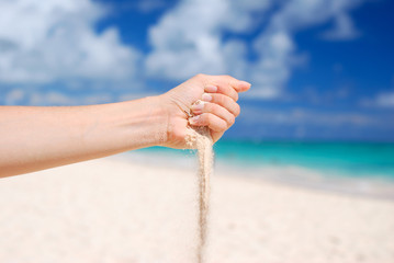Sand in hand