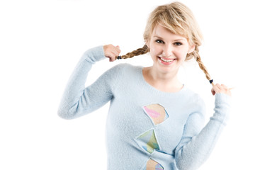 Beautiful caucasian girl