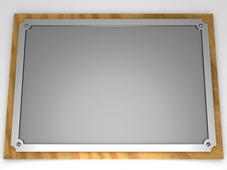 Obraz premium Silvered plaque
