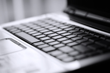 Fototapeta premium Laptop keyboard