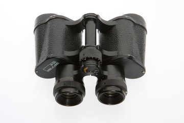 binoculars on white