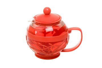 Red teapot