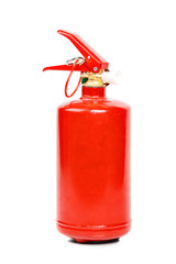 Fire extinguisher isolated