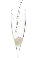 Champagne glass celebration