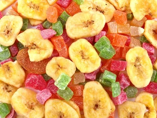 Gordijnen Candied fruits © RedTC