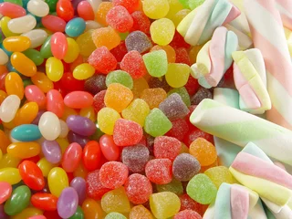 Foto op Plexiglas Snoepjes Cores do doces