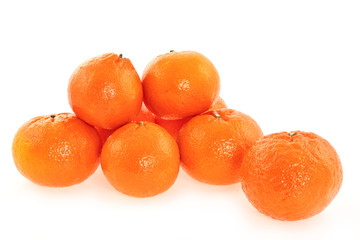 Ripe fresh tangerines