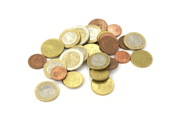 euro coins