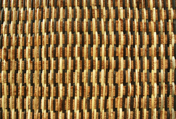 texture of rattan weave