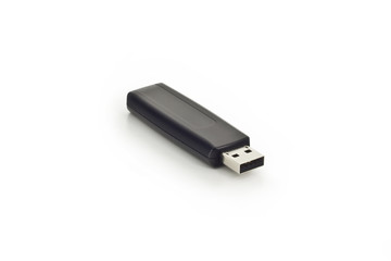 USB Memory Stick Isolated On White