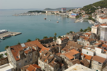Blickauf die Altstadt Split