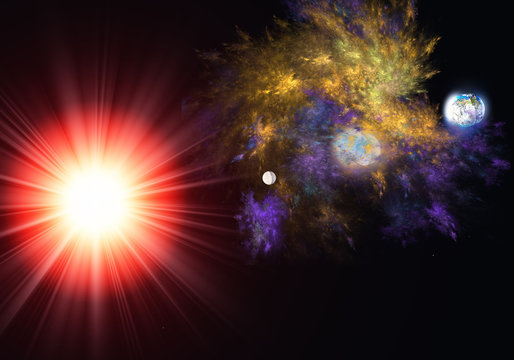 Star formation nebula