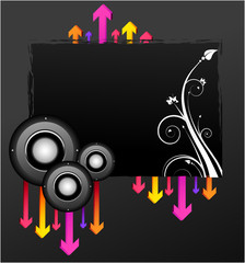 abstract awesome music design