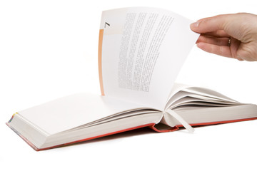 Open book and new chapter