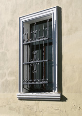 Window with a lattice