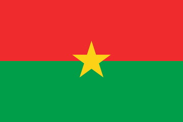 Flagge Burkina Faso