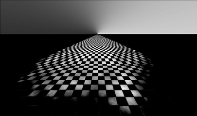 checkered abstract