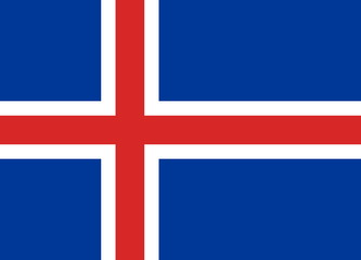 Obraz premium Flagge Island
