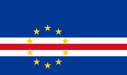 Flagge Kap Verde