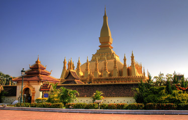 Pha That Luang (national monument) - Vientiane, Laos