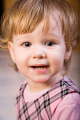 Beautiful little girl face