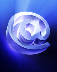 e-mail symbol concept