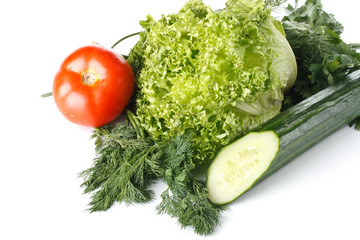 Still-life with vegetables