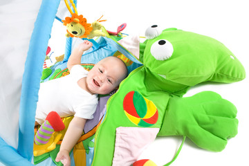 Baby gym isolated