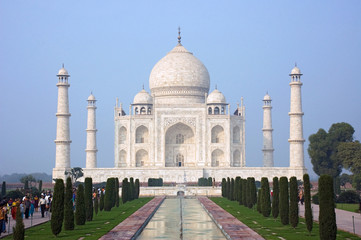 Fototapeta na wymiar Taj Mahal (Agra, Indie)