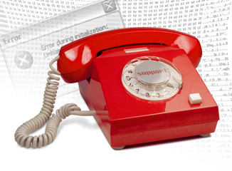Rotes Telefon Support