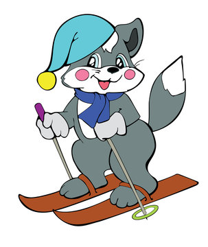 cat skier