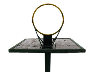 Old basketball ring