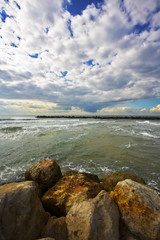 The winter.Quay of Tel Aviv