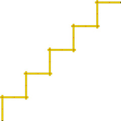 Zollstock Treppe