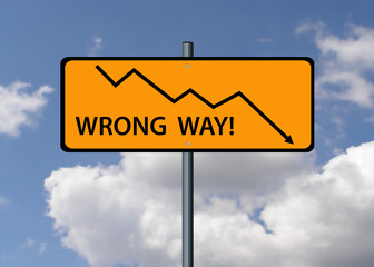 Obraz premium economy crisis