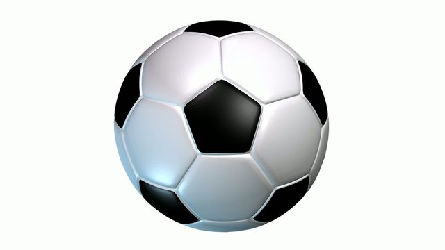 football ballon rotation loop 360° HD 1080p