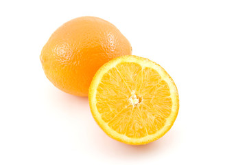 Orange isolated over white background