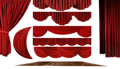 Theater Elements to Create Your Own Stage Background © Katrina Brown