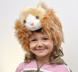 bimba in maschera