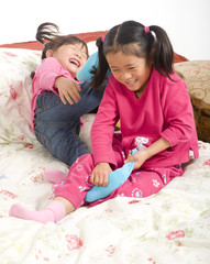 Tickling feet