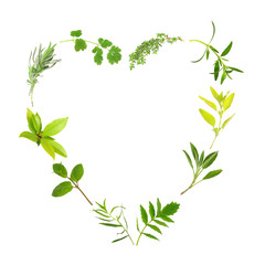 Herb Leaf Heart